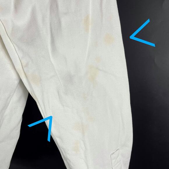 Silk Laundry Canvas Overshirt Jacket White Shacket Collared Button Front Sz L - Picture 13 of 13